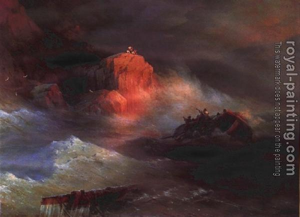 Ivan Constantinovich Aivazovsky : Crash Ivan Constantinovich Aivazovsky : Crash